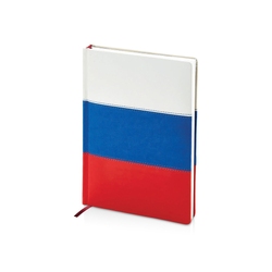 Ежедневник недатированный А5+ "Россия. Флаг"