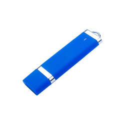 USB-флешка на 2 ГБ с покрытием soft-touch "Орландо", синий