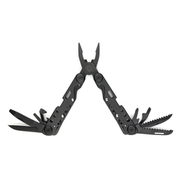 Мультитул Stinger, 105x40 мм, 13 функций, сталь, чёрный, в комплекте нейлоновый чехол