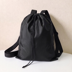 Рюкзак со шнурком и затяжками Lery, черный
