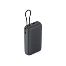 Внешний аккумулятор с встроенным кабелем Xiaomi Power Bank 20000mAh (Integrated Cable) GL Dark Gray