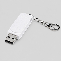 Флешка USB 2.0 Варуна на 512 Мбайт, крапчатый белый