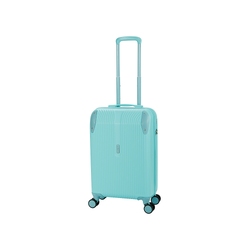 Чемодан TORBER В Отпуск, бирюзовый, ABS-пластик, 41 х 25 х 61 см, 48 л, 2,7 кг