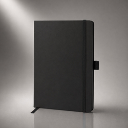 Блокнот "ColorNote Black", твердая обложка A5, 80 листов, черный
