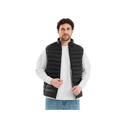 Стеганый жилет "Uniqloud", черный