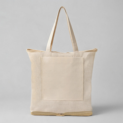Складная сумка Jute из джута и хлопка, натуральный