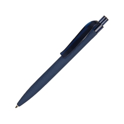 Ручка шариковая QS 01 PRT "софт-тач", синий