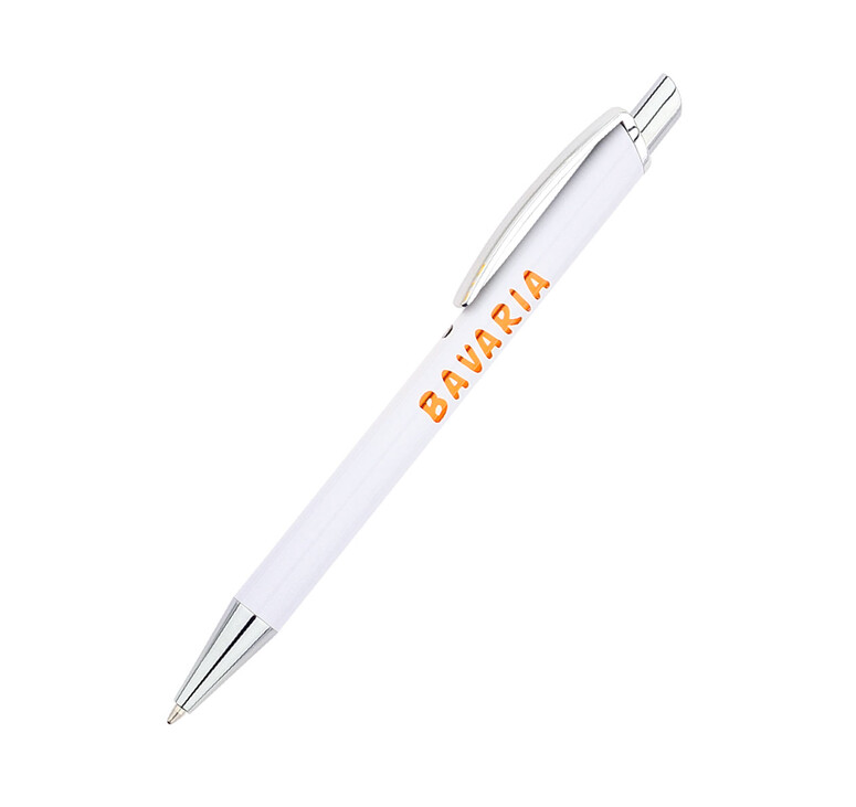 Ручка металлическая Bright, оранжевая
