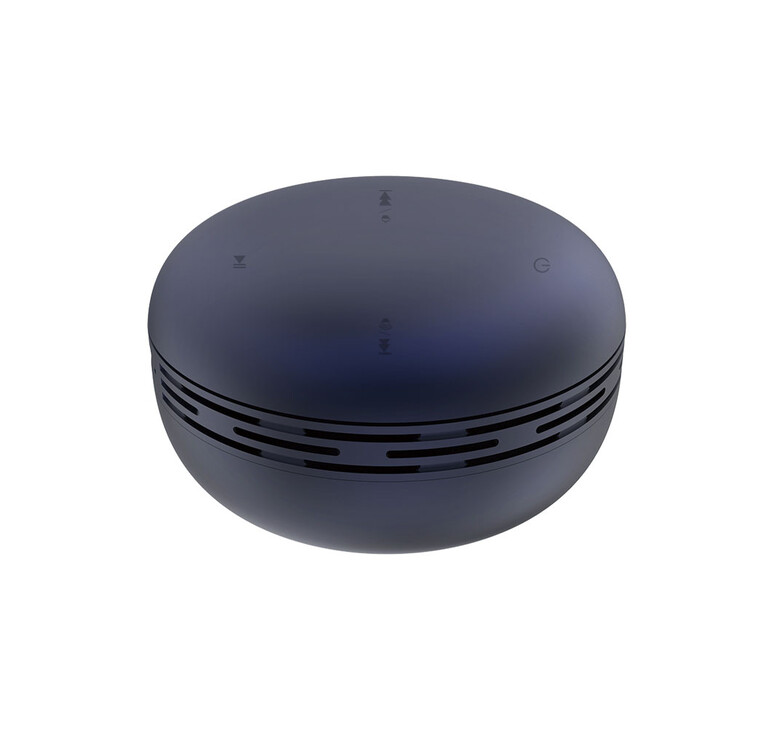 Беспроводная Bluetooth колонка Burger Inpods TWS софт-тач, темно-синяя