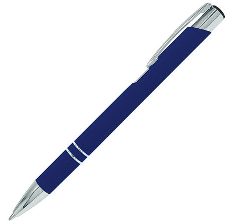 Ручка шариковая Legend Soft Touch, темно-синяя 281 С