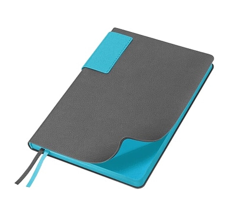 Ежедневник Flexy Star Sivilia Grey Edition Color А5, серо-голубой, недатированный в гибкой обложке
