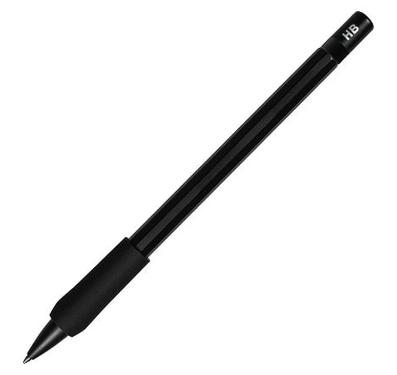 Карандаш шестигранный Hexagon Soft Grip, пластик, черный, твердость HB