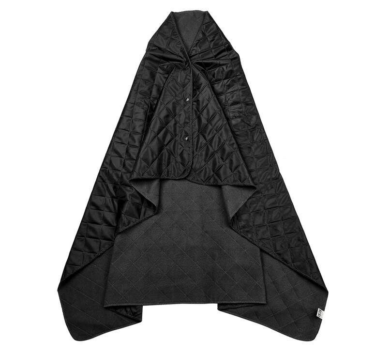 Плед PONCHO, черный