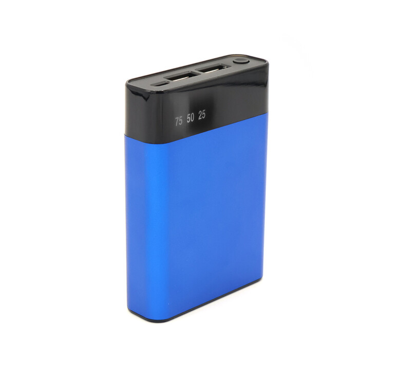 Внешний аккумулятор в металлическом корпусе Apria, 10000 mAh, синий
