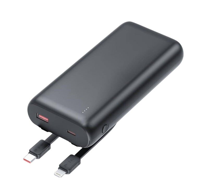 Внешний аккумулятор Goliath с быстрой зарядкой (до 22,5W), 20000 mAh, черный
