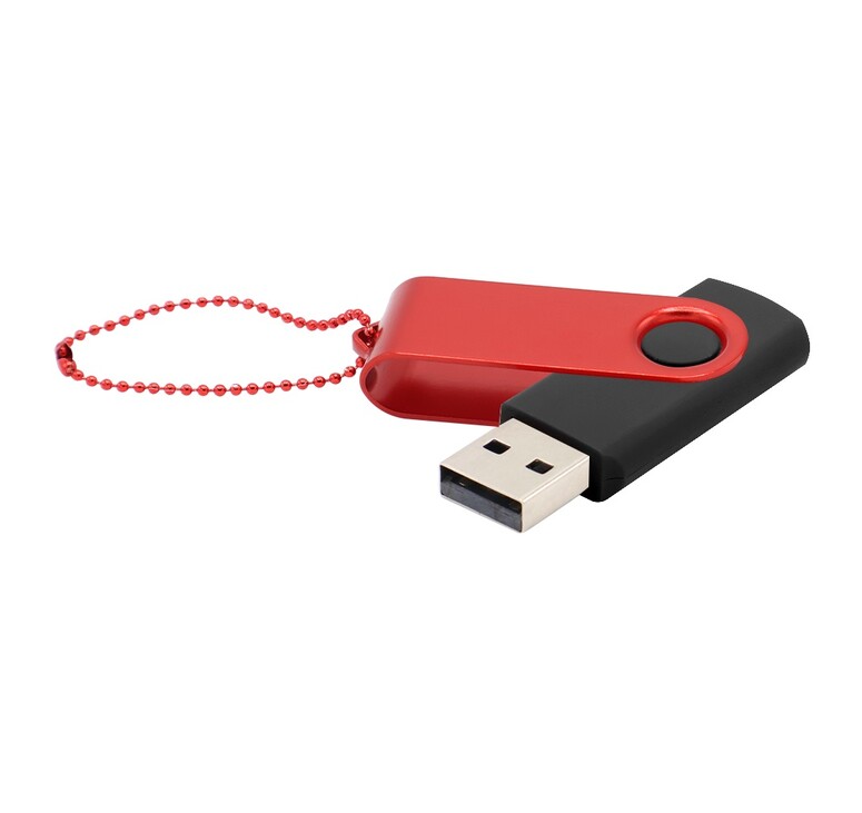 Флешка Designer To Go 2.0 USB 16Gb, черный/красный