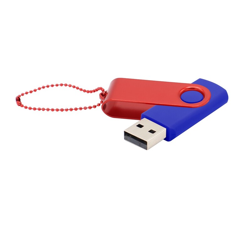 Флешка Designer To Go 2.0 USB 16Gb, синий/красный