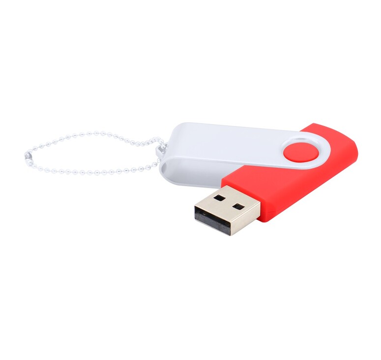 Флешка Designer To Go 2.0 USB 16Gb, красный/белый