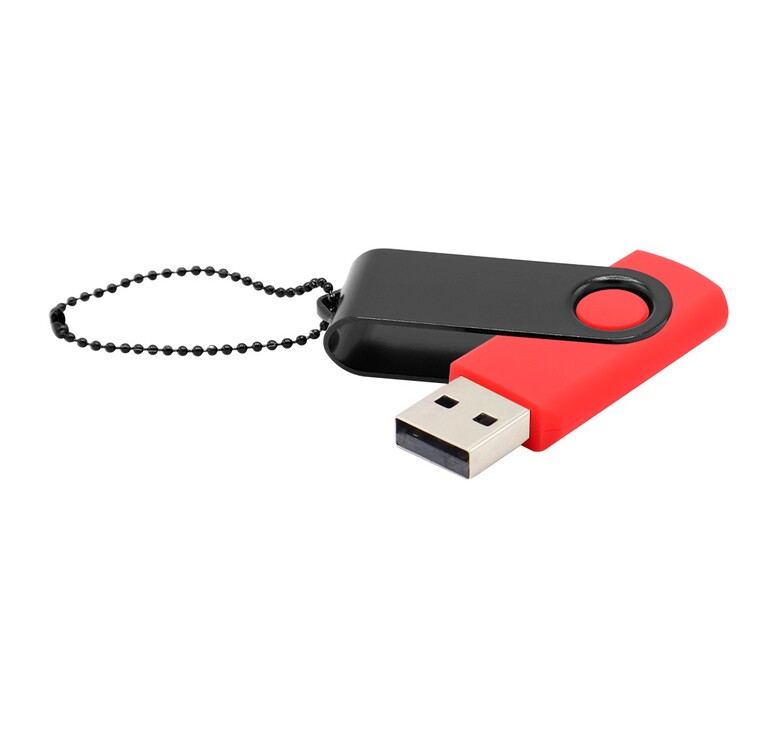 Флешка Designer To Go 2.0 USB 16Gb, красный/черный