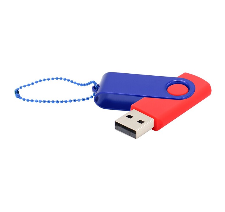 Флешка Designer To Go 2.0 USB 16Gb, красный/синий