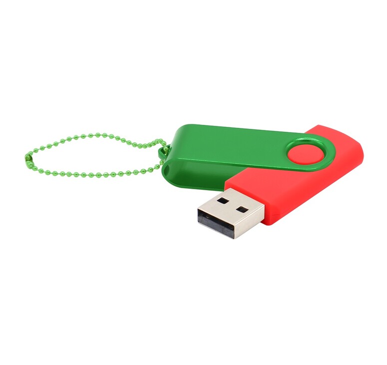 Флешка Designer To Go 2.0 USB 16Gb, красный/зеленый