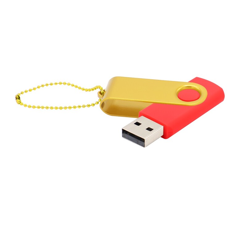 Флешка Designer To Go 2.0 USB 16Gb, красный/желтый
