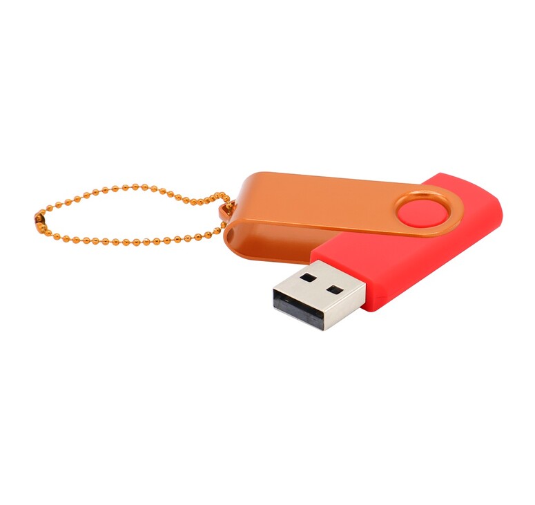 Флешка Designer To Go 2.0 USB 16Gb, красный/оранжевый