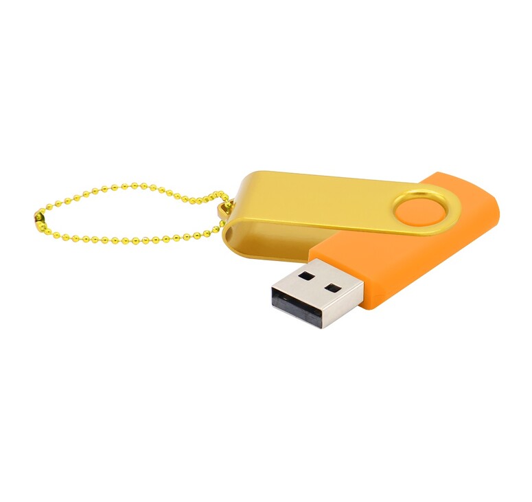 Флешка Designer To Go 2.0 USB 16Gb, оранжевый/желтый