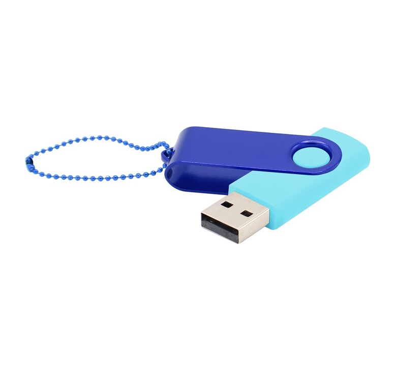 Флешка Designer To Go 2.0 USB 16Gb, бирюзовый/синий