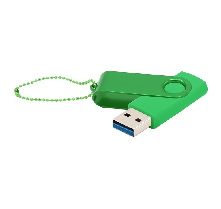 Флешка Designer To Go 3.0 USB 64Gb, зеленый