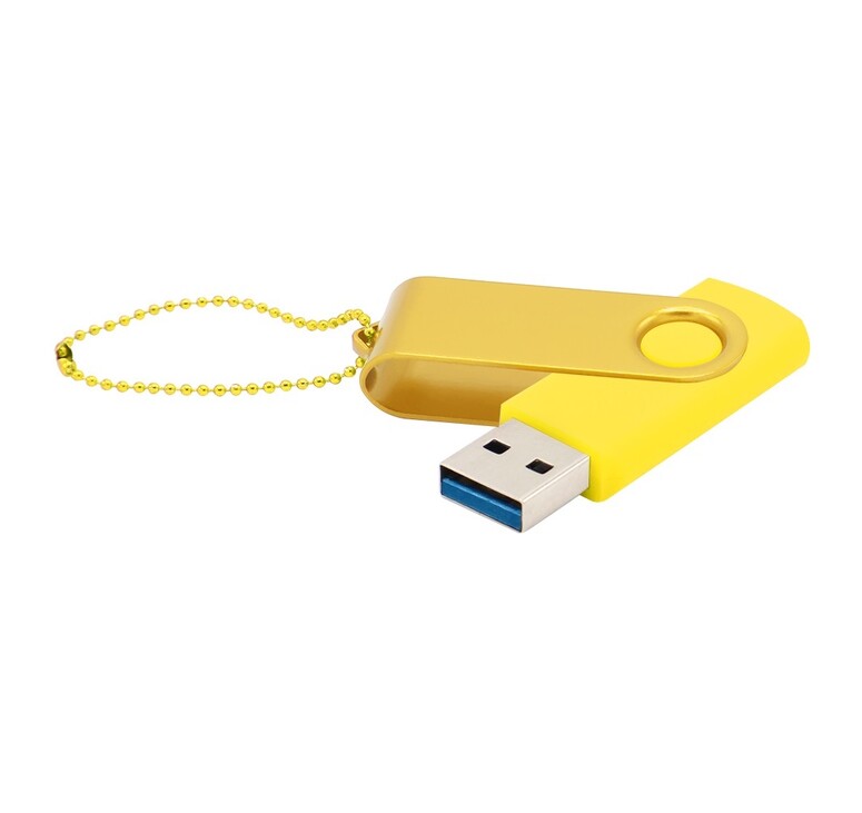 Флешка Designer To Go 3.0 USB 64Gb, желтый