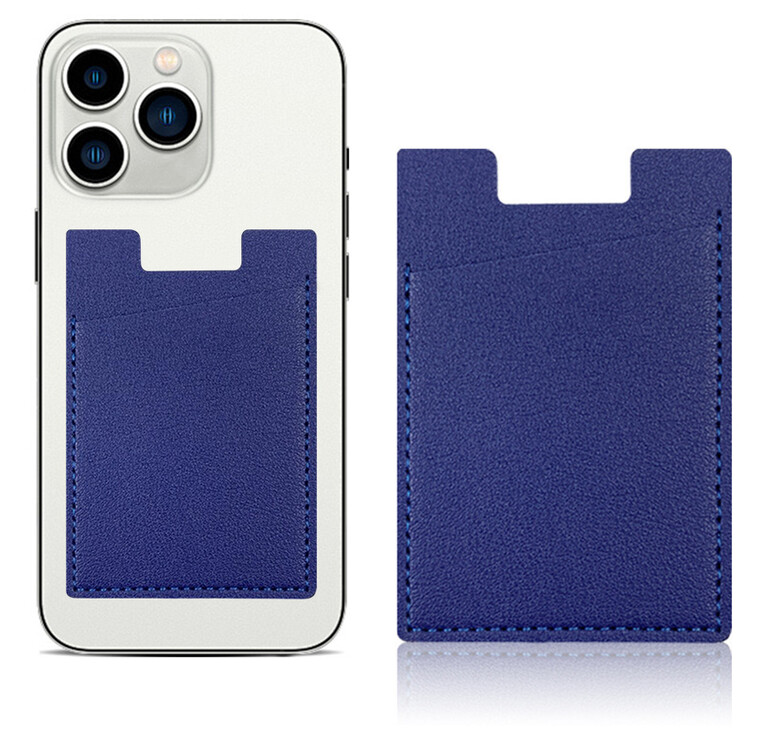 Держатель карт на телефоне SlimPocket, синий
