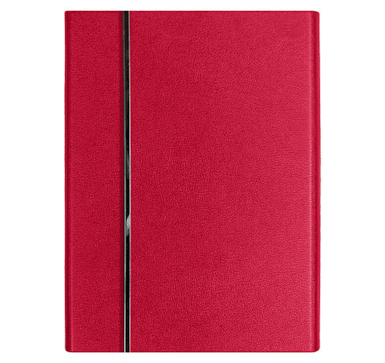 Ежедневник Alfa Bird Petrus A5, красный, недатированный, в твердой обложке с металлическим элементом