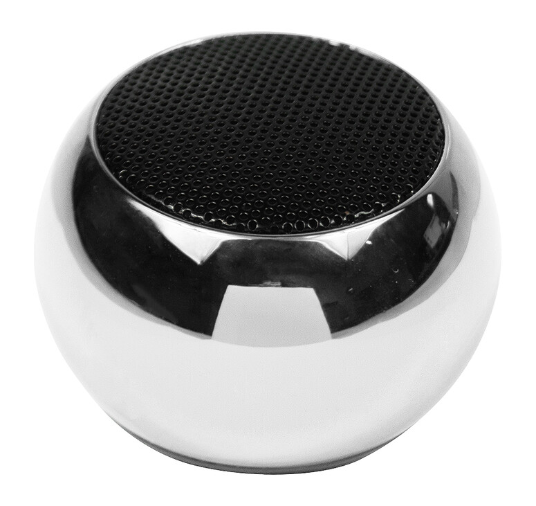 Колонка беспроводная MyTone Mini Sound, серебристый металлик