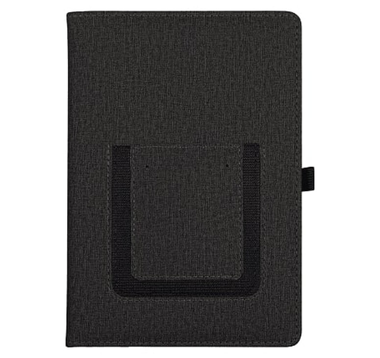 Ежедневник Smart Wallet Cambric A5, черный, недатированный, в твердой обложке с поролоном