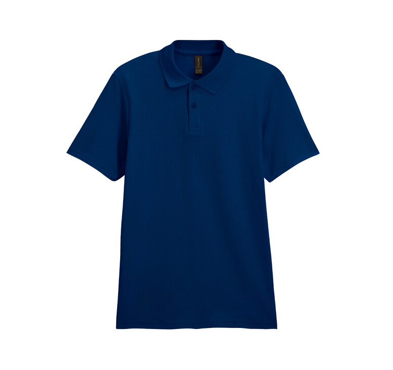 Футболка поло SOFTSTYLE ADULT DOUBLE PIQUE, МОРСКОЙ СИНИЙ 3XL