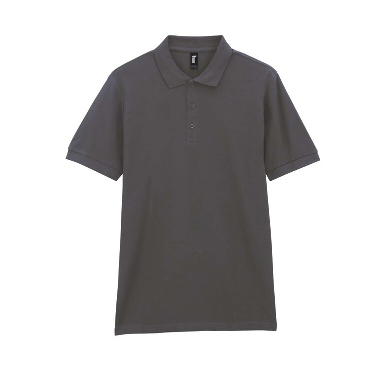 Футболка поло PREMIUM COTTON ADULT DOUBLE PIQUE, ГРАФИТОВЫЙ M