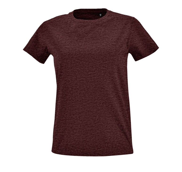 Футболка женская Imperial Fit Women бордовый меланж, размер L