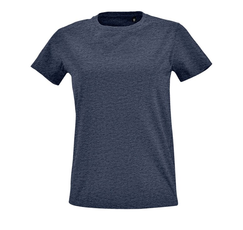 Футболка женская Imperial Fit Women синий меланж, размер M