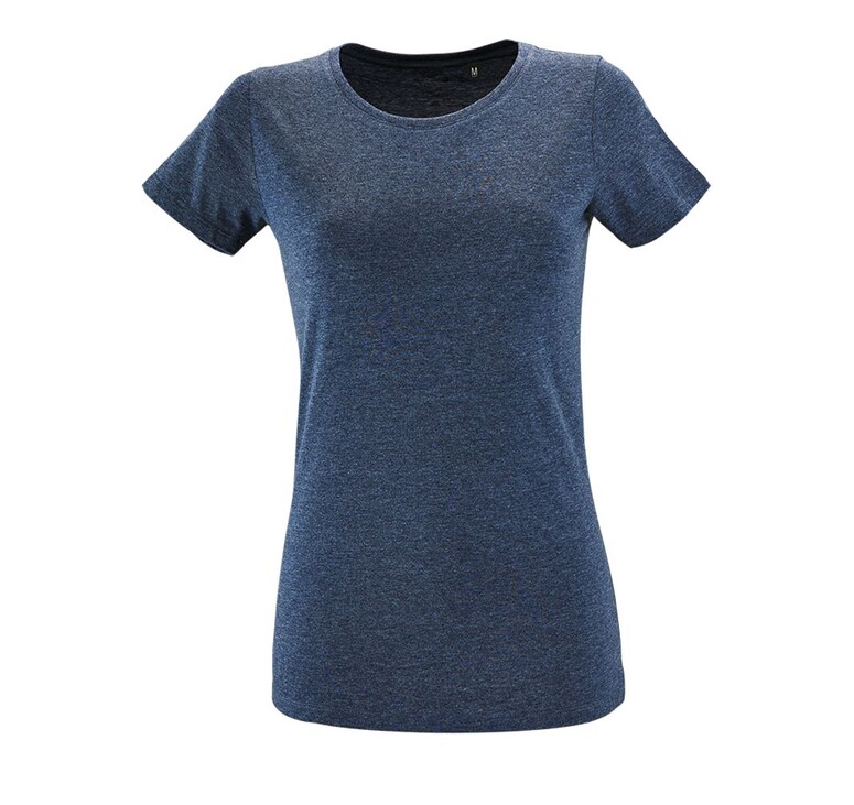 Футболка женская Regent Fit Women синий меланж, размер L