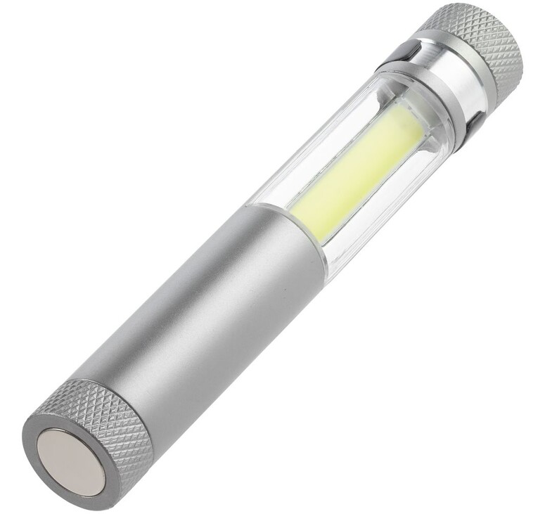 Фонарик-факел LightStream, малый, серый