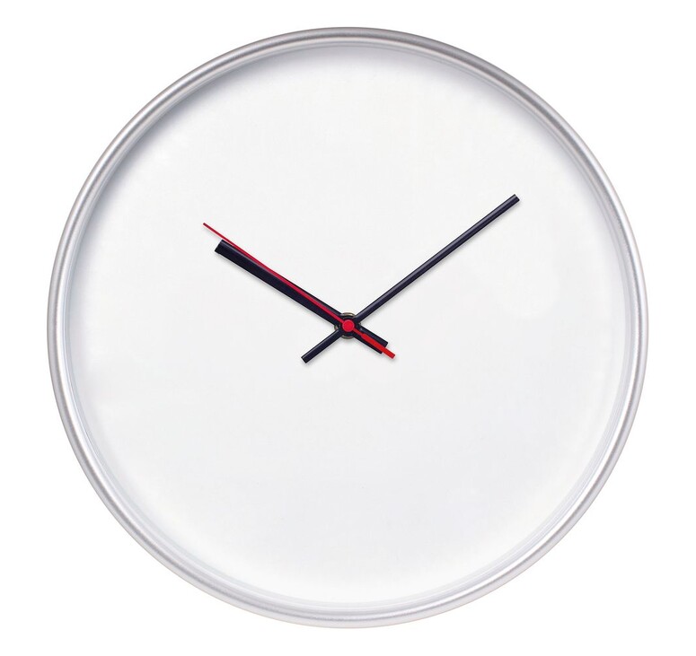 Часы настенные ChronoTop, серебристые