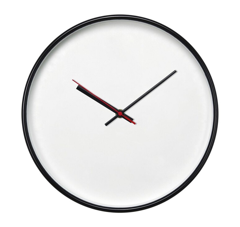 Часы настенные ChronoTop, черные