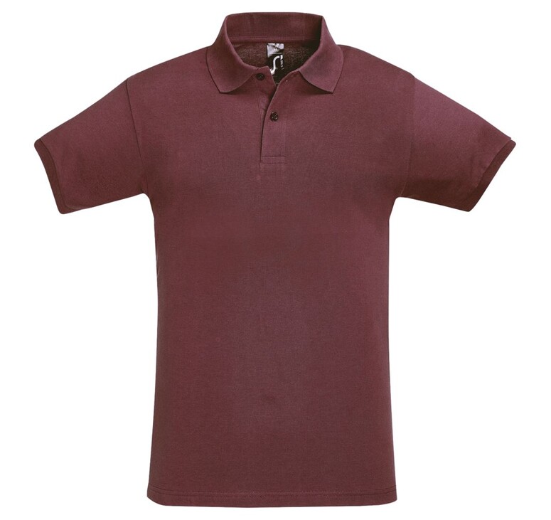 Рубашка поло мужская Perfect Men 180, бордовая, размер 3XL