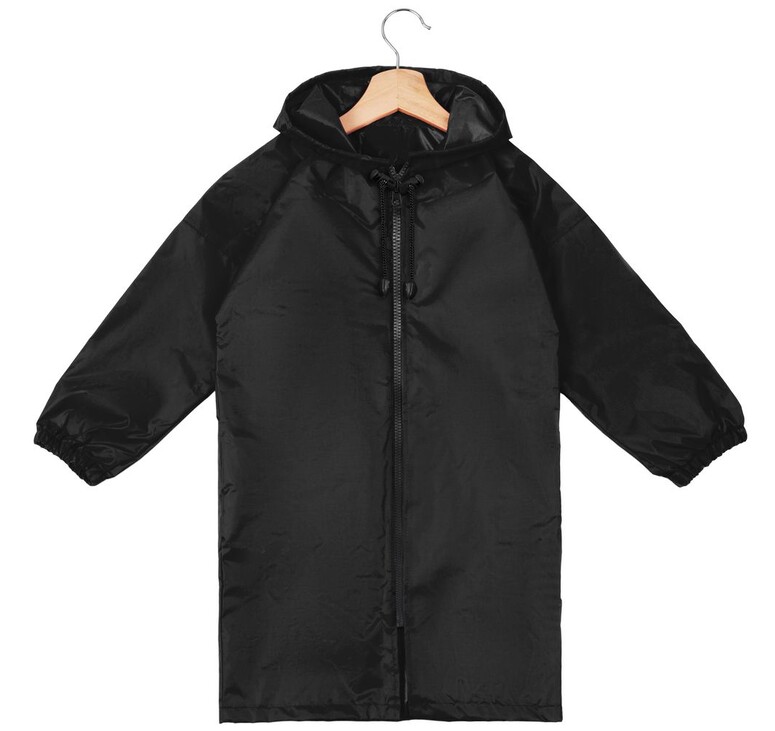 Дождевик детский Rainman Kids черный, 7-9 лет
