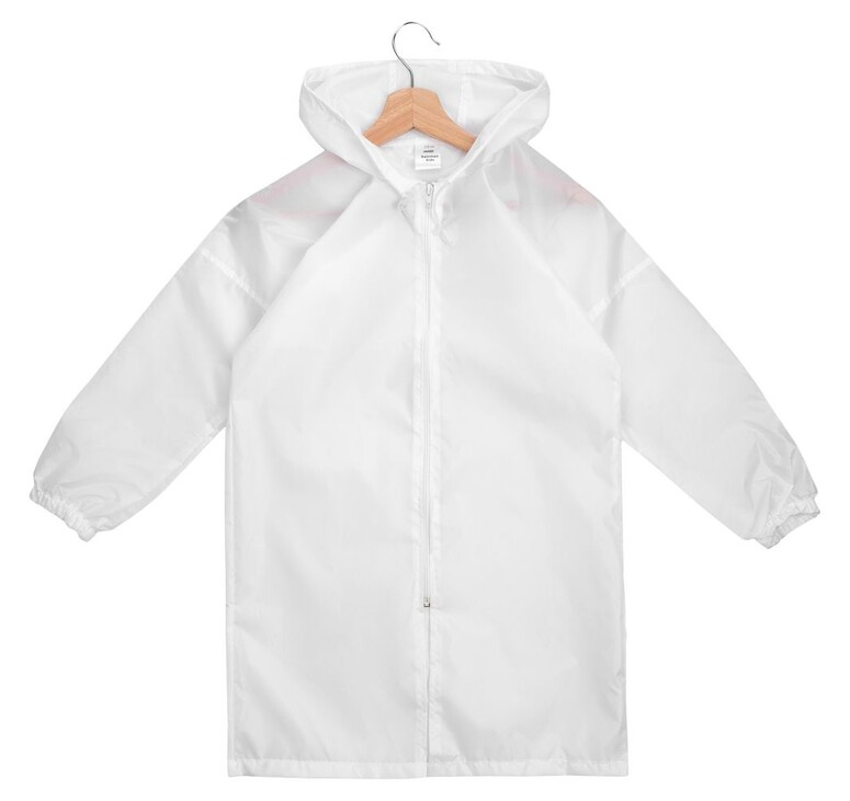 Дождевик детский Rainman Kids белый, 7-9 лет
