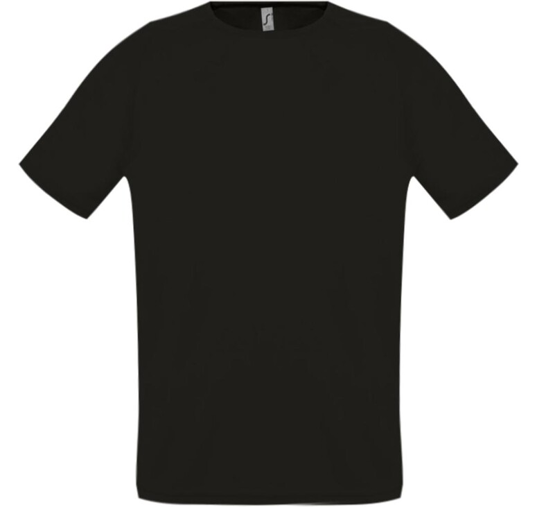 Футболка унисекс Sporty 140 черная, размер 3XL