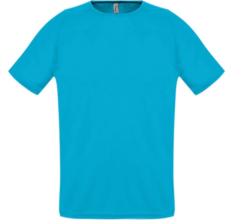 Футболка унисекс Sporty 140 бирюзовая, размер 3XL