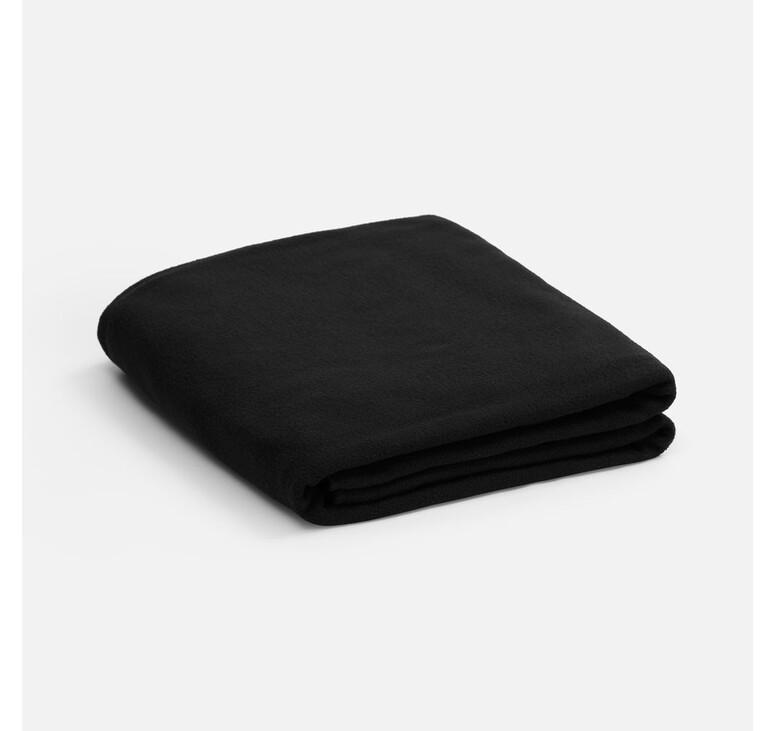 Флисовый плед Warm&Peace XL, черный