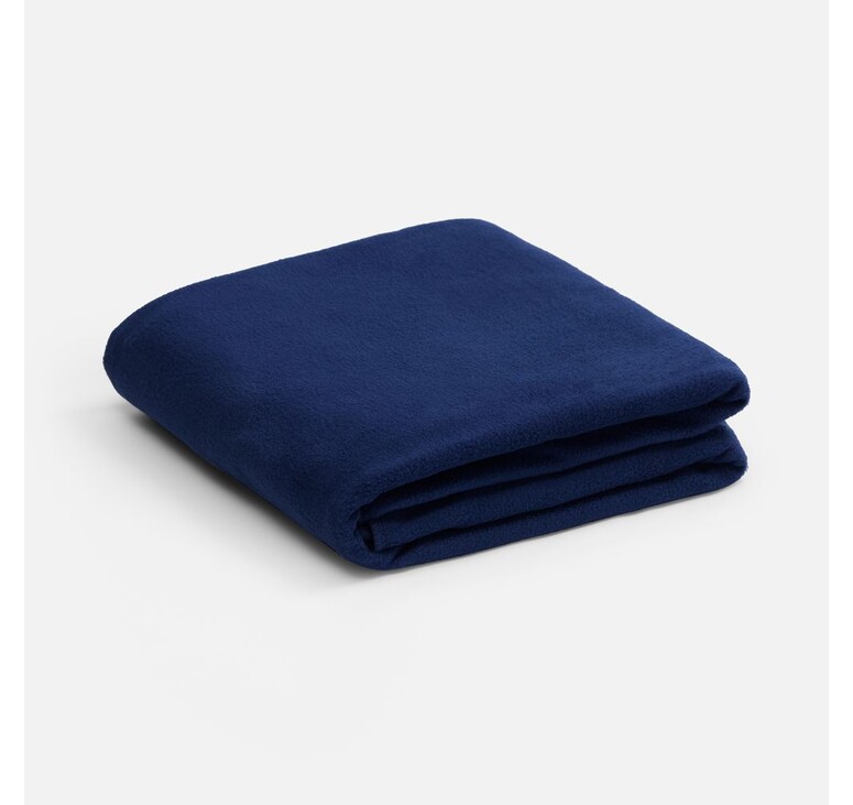 Флисовый плед Warm&Peace XL, синий